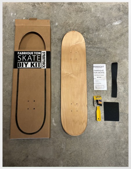 DIY street deck Skateboard Kit