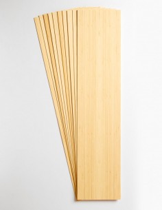 Planche de skateboard en bois d'érable vierge de 20,3 cm à monter soi-même,  planche à roulettes à double déformation, planche de skate naturelle